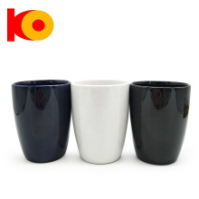 Monochrome glazed ceramic cup sturdy glazed cup